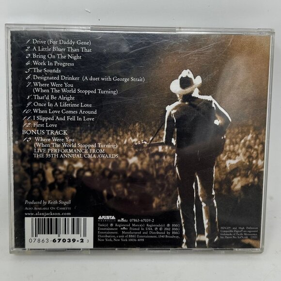 Alan Jackson CD – Drive 2002 Compact Disc Country Music - Picture 2 of 6